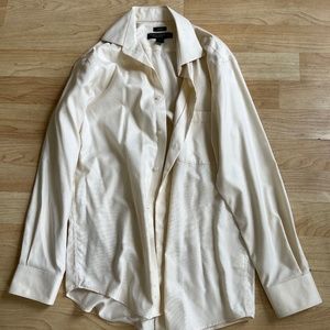 Light Yellow Dress Shirt 15 1/2 Neck 32/33 Pronto Uomo